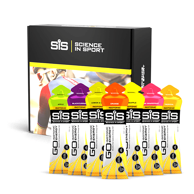 Gel SIS Go Isotónico Pack Sabores Mixto 60ml 7U