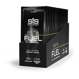 Caja SIS Polvo Beta Fuel 80 Naranja 82g 15U