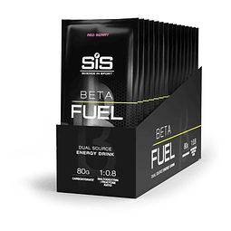 Caja SIS Polvo Beta Fuel 80 Frutos Rojos 82g 15U