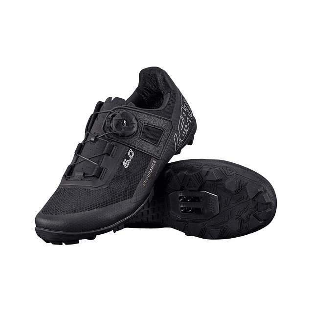 Zapatillas Leatt Endurance Fijaciones PRO 6.0 Negro 8.5US 42EU 26.5cm