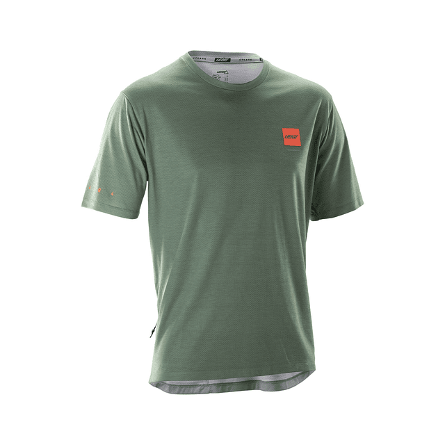 Jersey Leatt Manga Corta Endurance 2.0 Verde Niebla S 38US 48EU