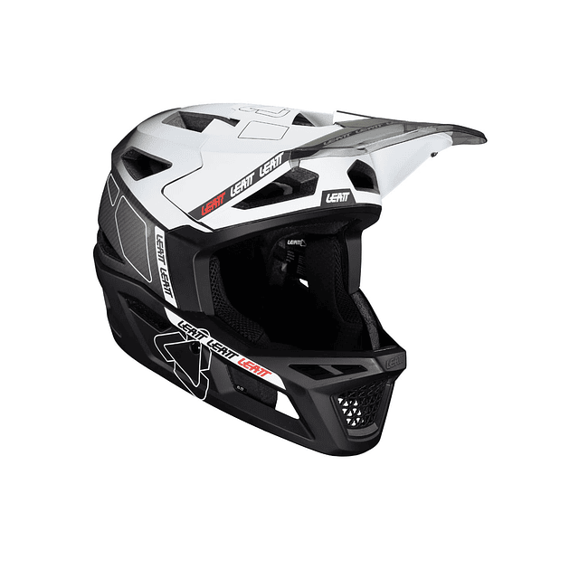 Casco Leatt MTB Gravity 6.0 Carbon Blanco M 57-58cm