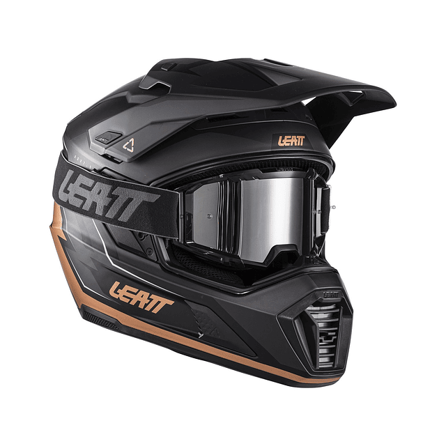Kit Leatt Casco ADV Multimodal 7.5 Antiparra 2.5 Negro Bronce 
