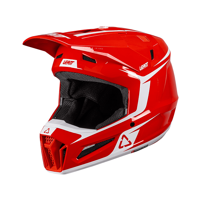 Kit Leatt Casco Moto 3.5 Antiparra 3.5 Rojo 