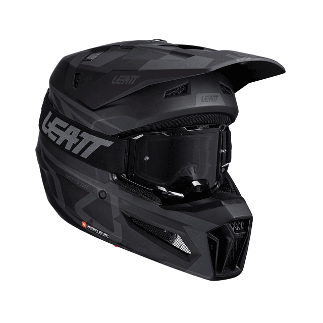 Kit Casco Leatt Moto 3.5 V23 Stealth 