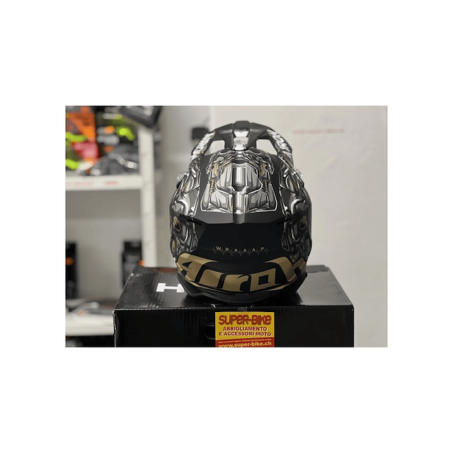 Casco Airoh Wraap CYBORG MATT