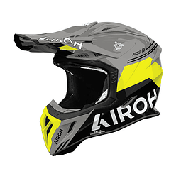 CASCO AIROH AVIATOR ACE 2 FURY YELLOW GLOSS 