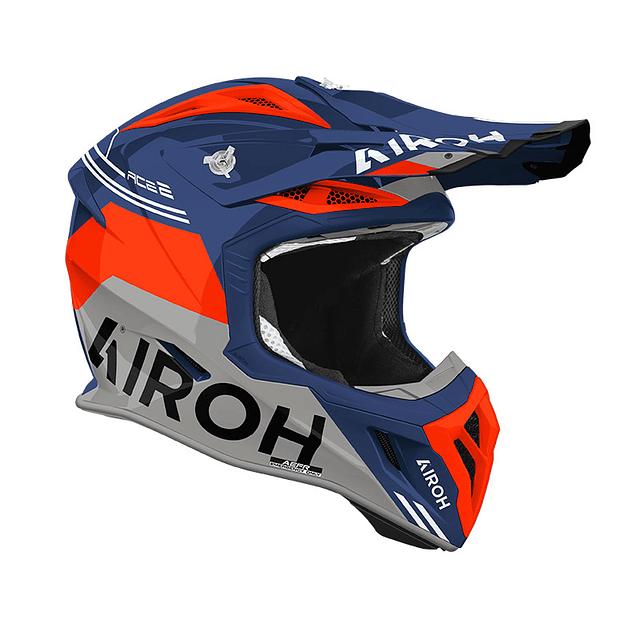 CASCO AIROH AVIATOR ACE 2 FURY CERULEAN GLOSS 