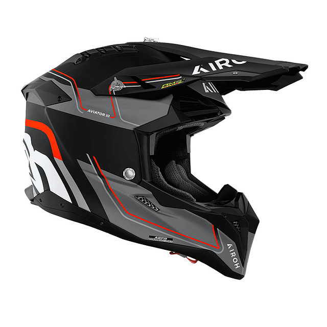 CASCO AIROH AVIATOR 3 LEADER ORANGE MATT 