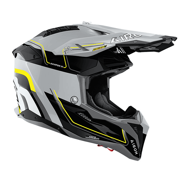 CASCO AIROH AVIATOR 3 LEADER YELLOW GLOSS