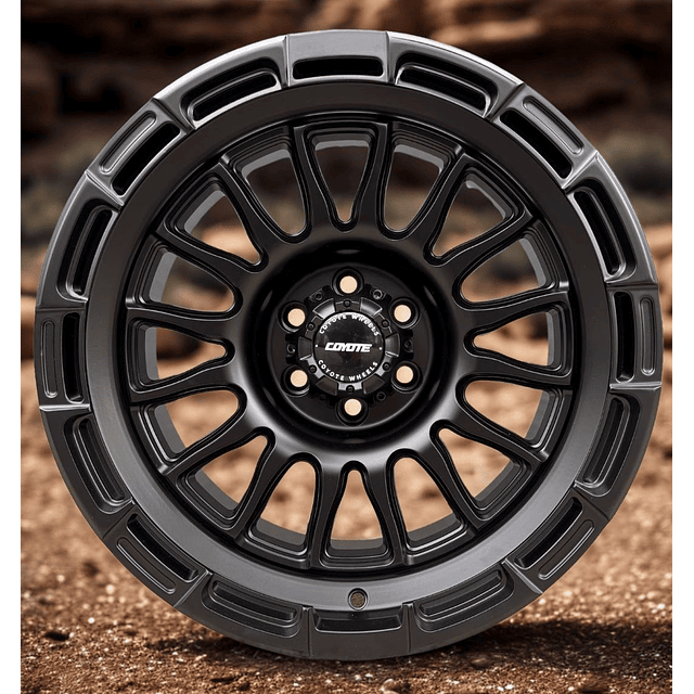 4 LLANTAS Coyote Wheels Denali Aro 17×9 6×130 Offset 0 Maxus T60/T90