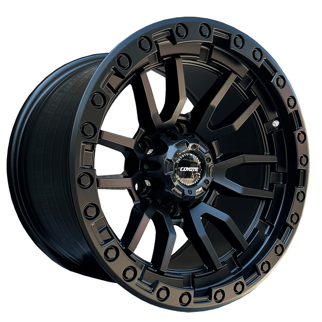 4 llantas Coyote Wheels Desert Aro 17×9 6×139 Offset 0 Ranger/Hilux/L200 y más
