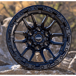 4 llantas  Coyote Wheels Desert Aro 17×9 6×130 Maxus T60 / T90 Offset 0