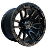 4 llantas  Coyote Wheels Desert Aro 17×9 6×130 Maxus T60 / T90 Offset 0