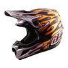 TROY LEE DESIGNS CASCO SE5 CARBON OVERSPRAY BLACK / GOLD 