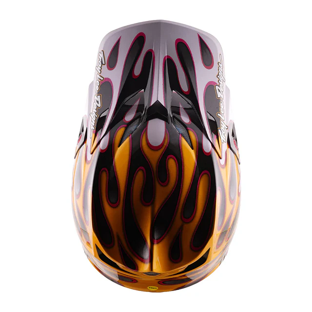 TROY LEE DESIGNS CASCO SE5 CARBON OVERSPRAY BLACK / GOLD 