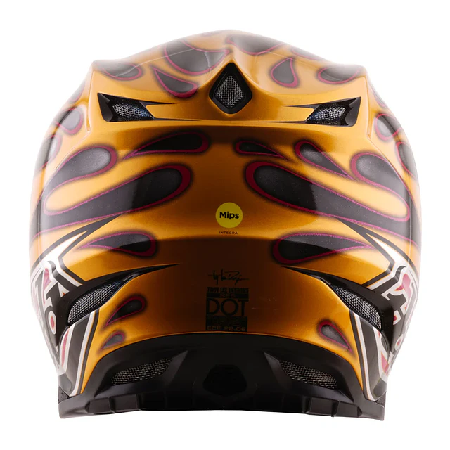 TROY LEE DESIGNS CASCO SE5 CARBON OVERSPRAY BLACK / GOLD 