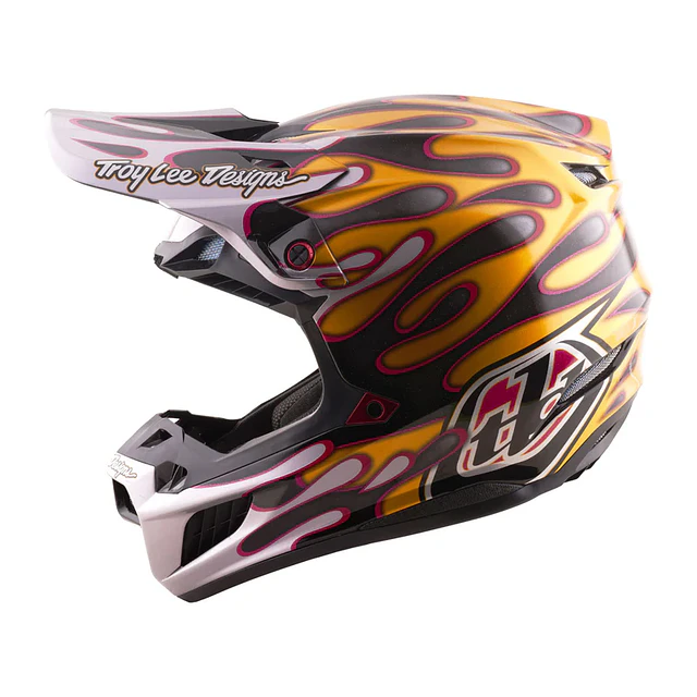 TROY LEE DESIGNS CASCO SE5 CARBON OVERSPRAY BLACK / GOLD 