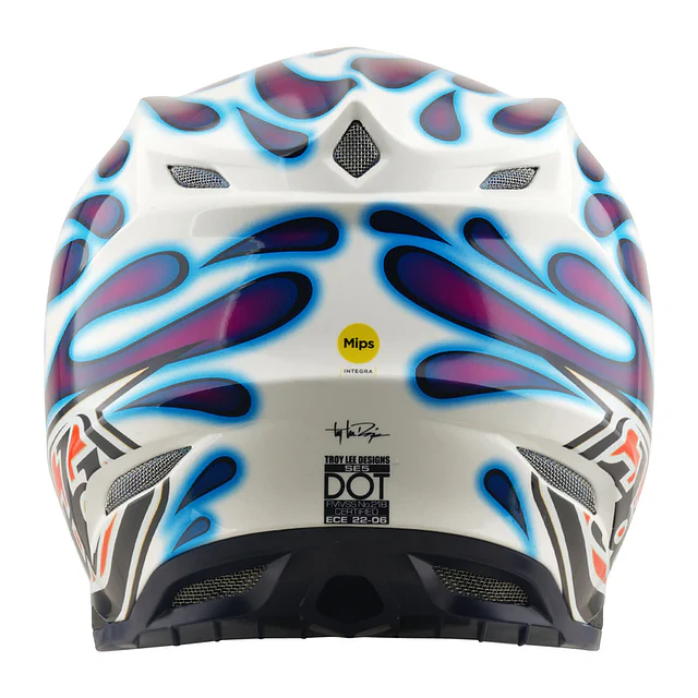 TROY LEE DESIGNS CASCO SE5 COMPOSITE OVERSPRAY VIOLET / WHITE
