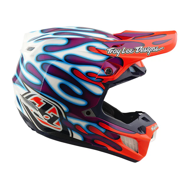 TROY LEE DESIGNS CASCO SE5 COMPOSITE OVERSPRAY VIOLET / WHITE