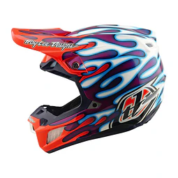 TROY LEE DESIGNS CASCO SE5 COMPOSITE OVERSPRAY VIOLET / WHITE