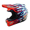 TROY LEE DESIGNS CASCO SE5 COMPOSITE OVERSPRAY VIOLET / WHITE