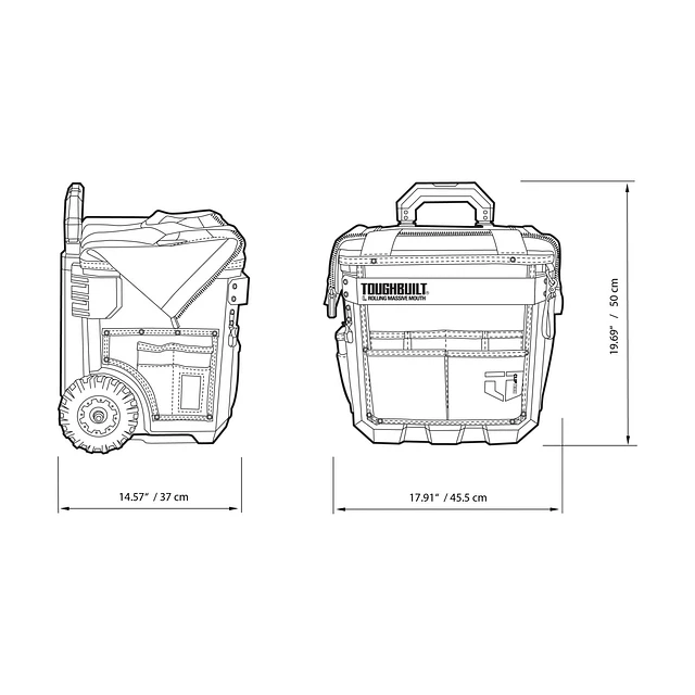 Caja/maleta de herramientas Toughtbuilt 