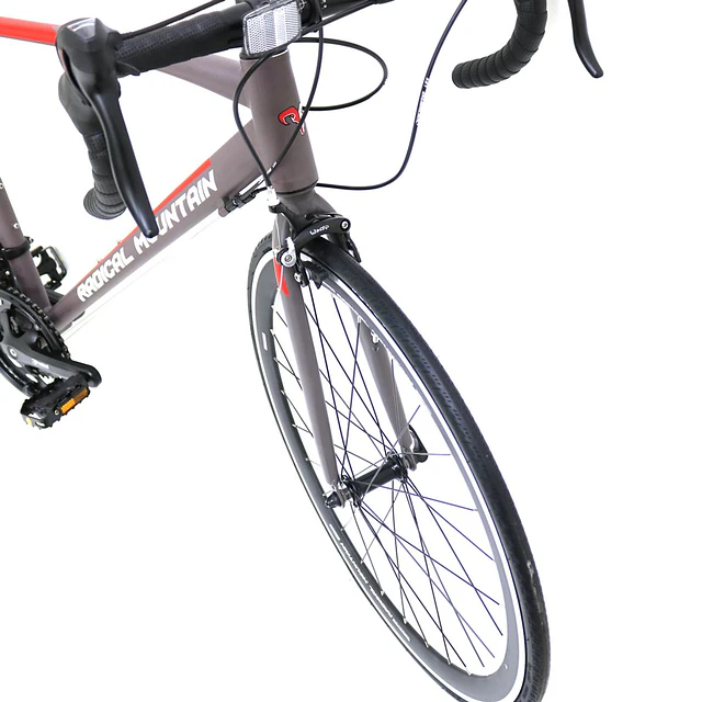 Bicicleta Radical Mountain 700C Ruta Leggera 1 Gris/Rojo SM