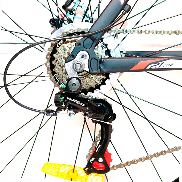 Bicicleta 27.5 MTB Phoenix Disco 21S Negr/Roj