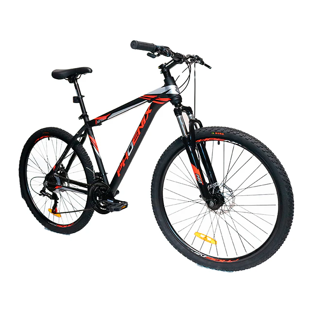 Bicicleta 27.5 MTB Phoenix Disco 21S Negr/Roj