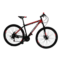 Bicicleta 29" MTB FANTOM Alum Disco Negra/Roj