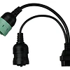 Conector Obd 16pin Cable A J1708 J1939 6pin 9pin para Camión