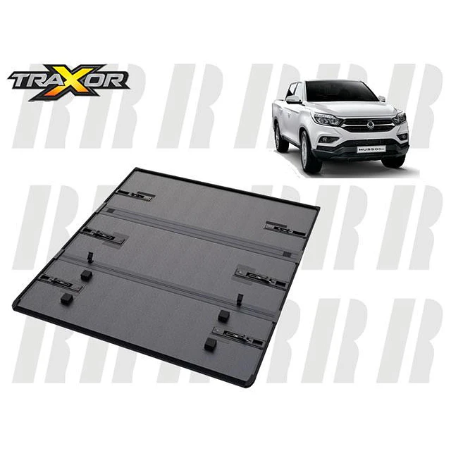   TAPA PICK UP KGM/SSANG YONG MUSSO GRAND 2019 EN ADELANTE - INCLUYE 2 LUCES LED INTERIORES - 6 FIJACIONES
