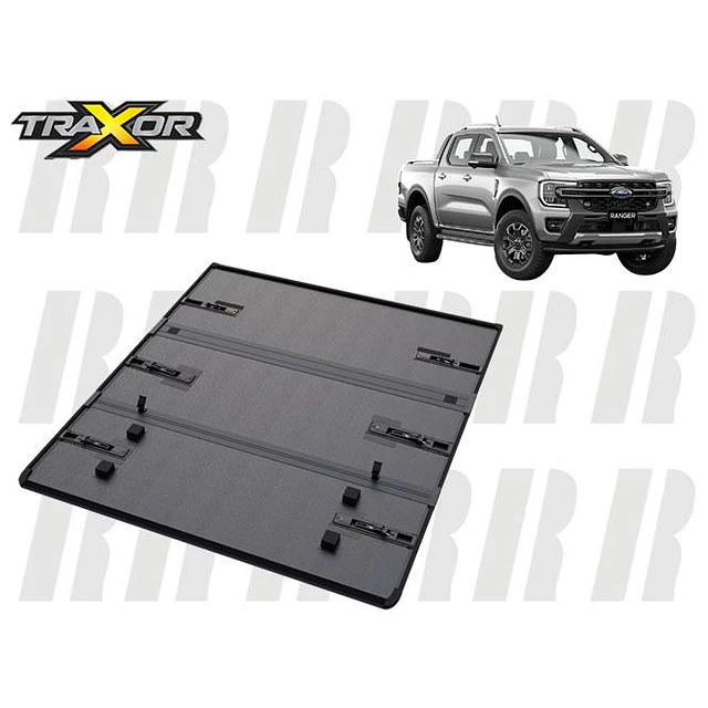   TAPA PICK UP FORD NEW RANGER LIMITED 2023 EN ADELANTE - 6 FIJACIONES - INCLUYE 2 LUCES LED INTERIORES