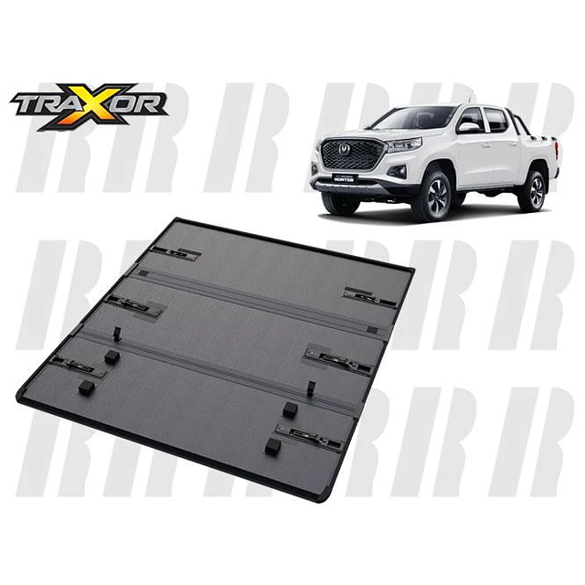   TAPA PICK UP CHANGAN HUNTER 2021/2025 PEUGEOT LANDTREK 2022/2026 - INCLUYE 2 LUCES LED INTERIORES - 6 FIJACIONES
