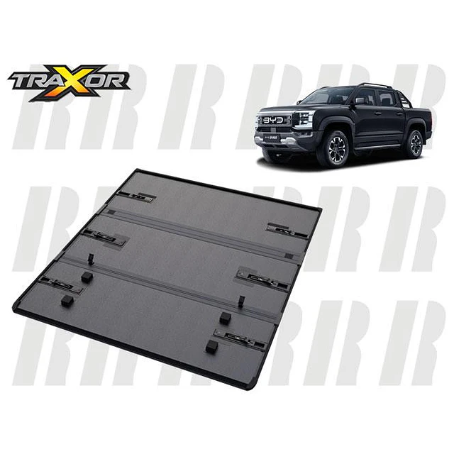   TAPA PICK UP BYD SHARK 2025 EN ADELANTE - INCLUYE 2 LUCES LED INTERIORES - 6 FIJACIONES