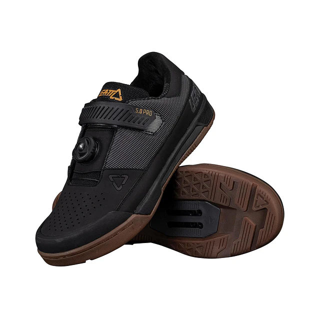 Zapatillas Leatt MTB Fijaciones PRO 5.0 Negro 8.5US 42EU 26.5cm