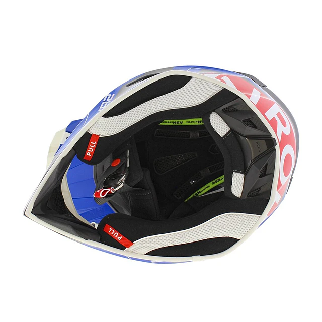 CASCO AIROH AVIATOR ACE 2 SHIELD BLUE/RED 