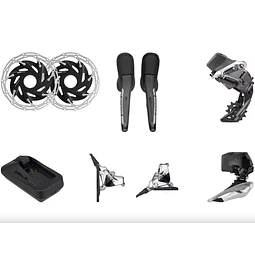 Grupo SRAM RED HRD D1 AXS eTap 2X Disco CL 160mm 33T 12V