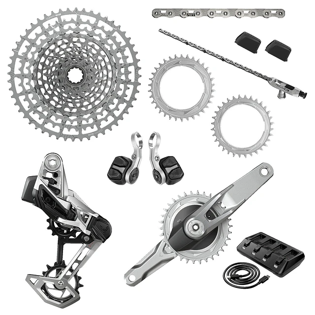 Transmisión SRAM Eagle GS 1987 AXS DUB WIDE 55mm Q174 170mm DM 32-34T T-Type 126L 10-52T