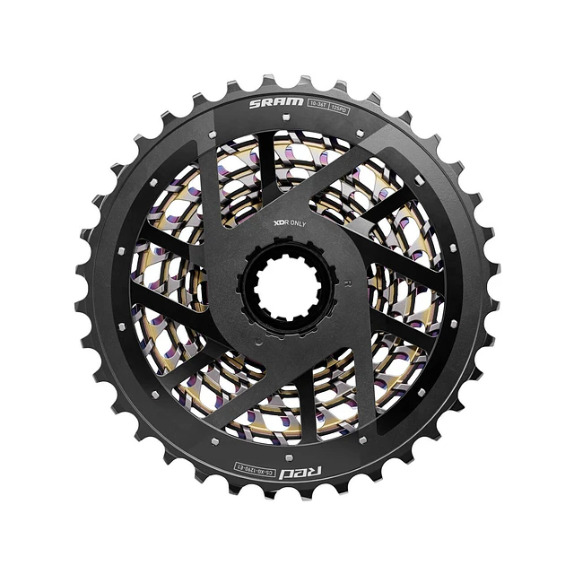 Piñón SRAM XDR RED X-Dome E1 XG1290 12V 10-36T Rainbow