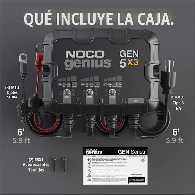 Cargador/Mantenedor de Baterías 12V Gen5X3 