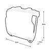 PAD/Protector Evoc Cubre Pick Up DUO Negro