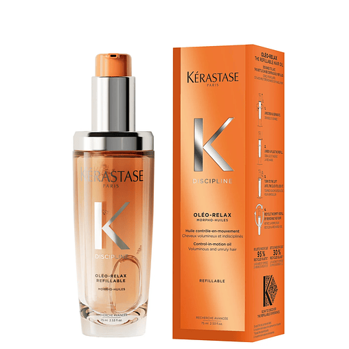 Kérastase Discipline Oléo‑Relax L’Huile Oléo‑Relax (recargable) 75 ml 3