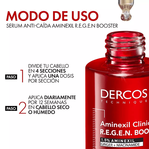 VICHY Dercos REGEN Booster Sérum Anticaída 90ml 2