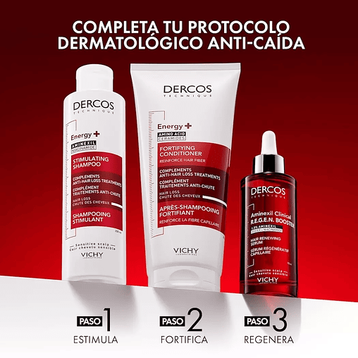 VICHY Dercos REGEN Booster Sérum Anticaída 90ml 3