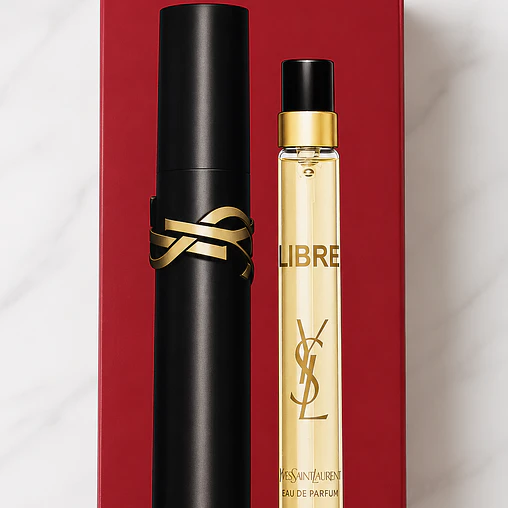YVES SAINT LAURENT | Set de Maquillaje Máscara de pestañas Lash Clash + Perfume mujer Libre EDP 10ml 2