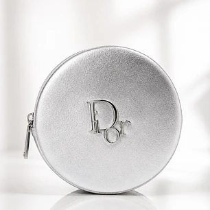Neceser Dior Redondo Plateado