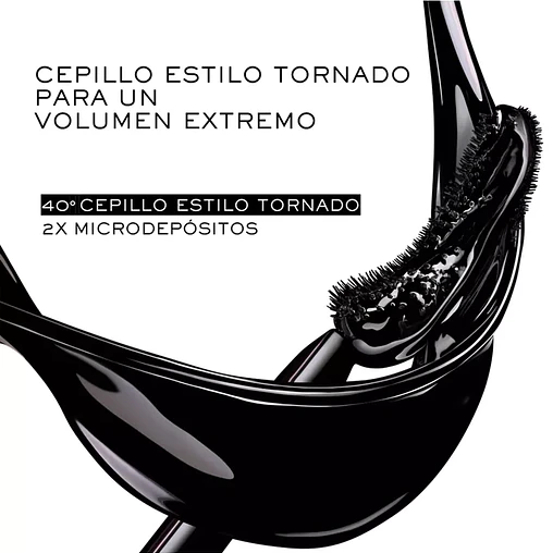 Máscara de Pestañas Lash Idôle Curl Goddess 01 Divine Black 2