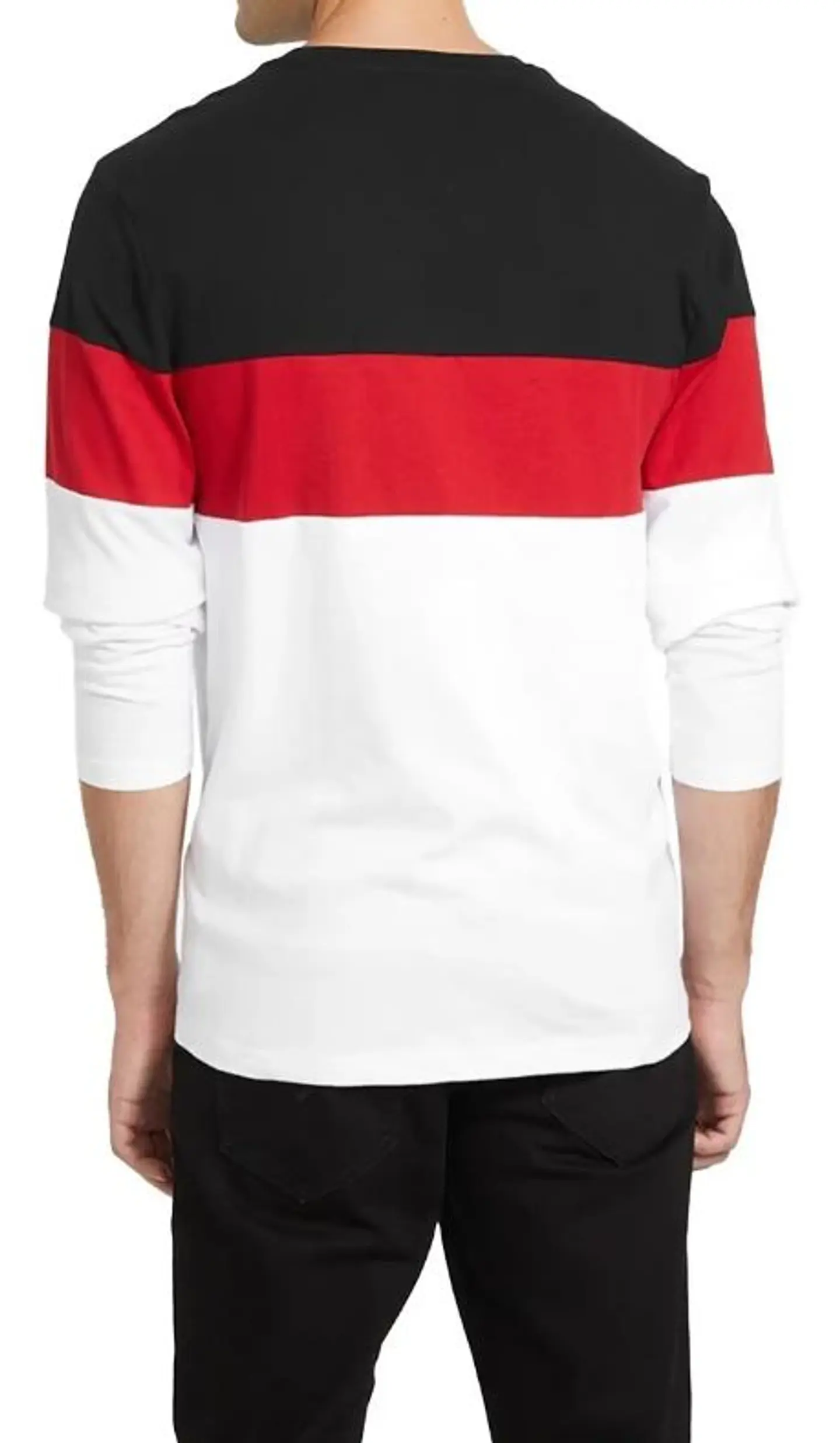 Playera Guess Manga Larga Eco Alec Con Cuello Redondo 3